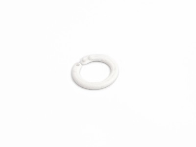 Heftringe 14 mm, aus Kunststoff, weiß