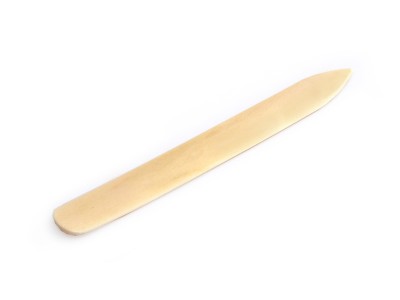 Falzbein aus Knochen, 18 cm
