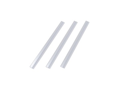 A5 Klemmschienen, sekbstklebend, transparent, Füllhöhe 1mm